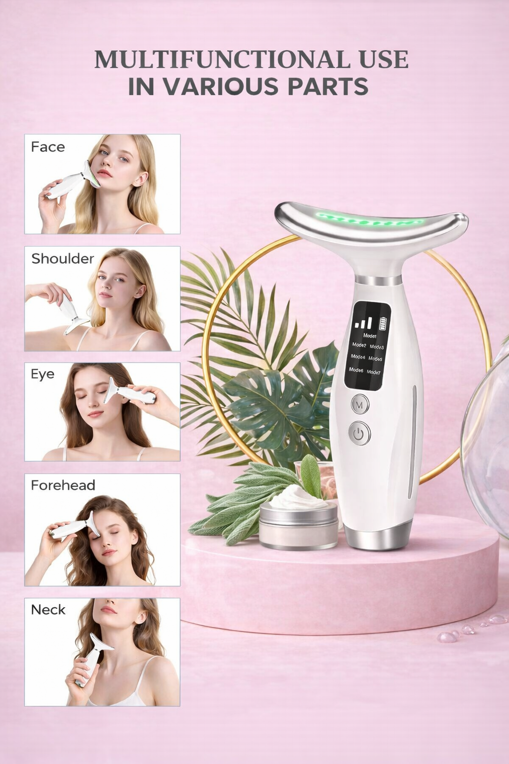 LED Face and Neck Massager